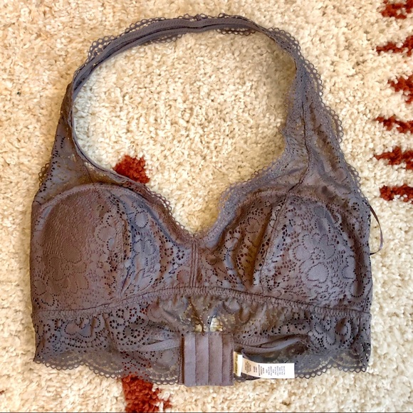 aerie Other - Aerie Wildflower Lace Padded Halter Bralette